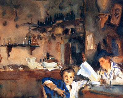 Venetian Interior art print by John Singer Sargent (1903)