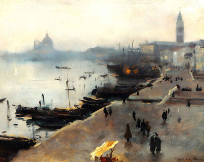 Venice in Grey Weather art print by John Singer Sargent (1882)