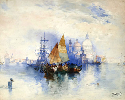 Venice Watercolor fine art print by Thomas Moran