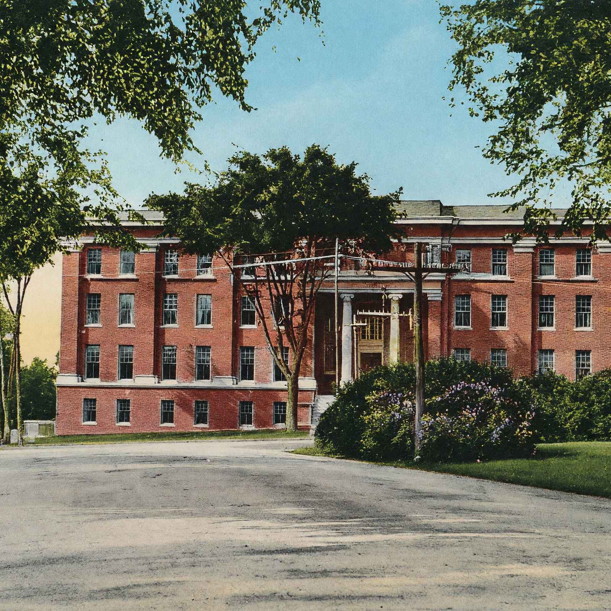 Vermont Medical College Burlington VT in 1907 Vintage Print (7 Sizes)