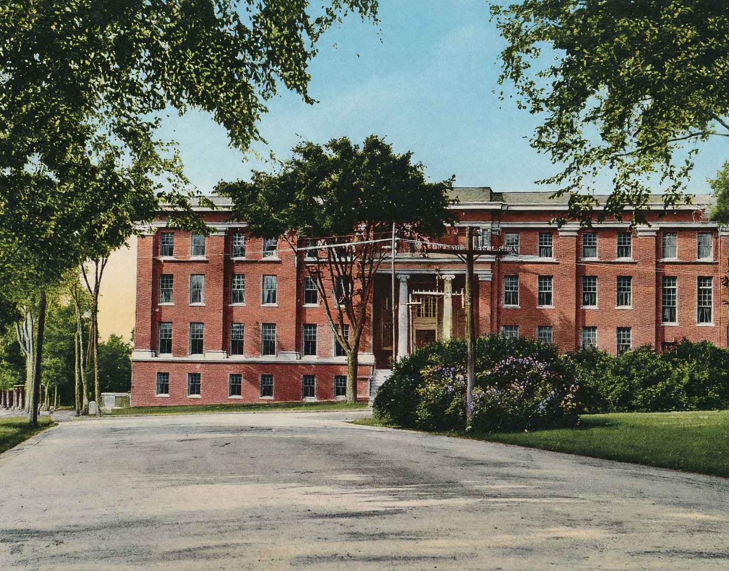 Vermont Medical College Burlington VT in 1907 Vintage Print (7 Sizes)