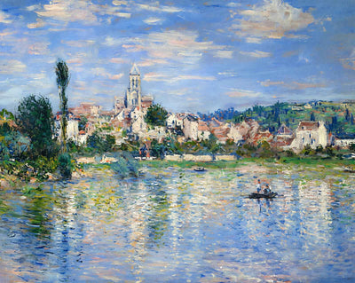 Vetheuil in Summer painting print by Claude Monet (1880)