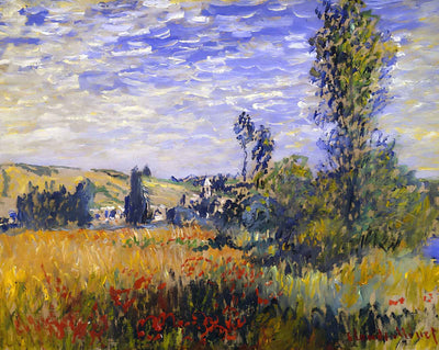 Vetheuil painting print by Claude Monet (1880)
