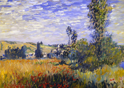 Vetheuil 1880 Painting by Claude Monet Art Print (6 Sizes) - High Quality