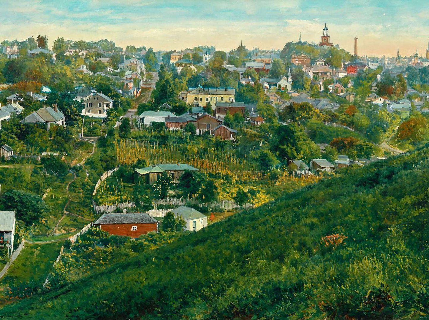Vicksburg Mississippi from Fort Hill in 1906 Art Print (7 Sizes) - Reproduction