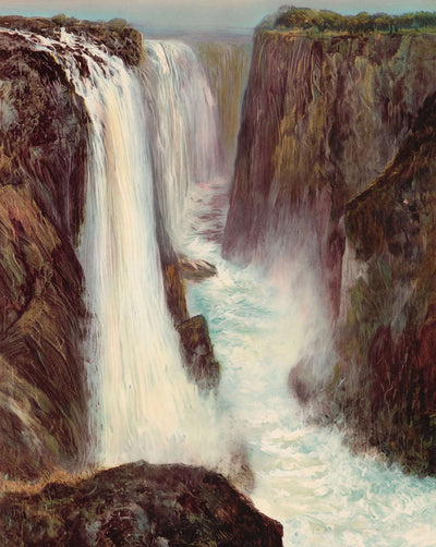 Victoria Falls vintage print