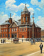 Vicksburg Mississippi Post Office in 1906 Art Print (7 Sizes) - Archival Paper