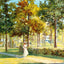 View in Glen Iris Park Birmingham Alabama in 1906 Vintage Print (7 Sizes)