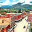 View of Honolulu in 1909 Vintage Print (7 Sizes) - Restored