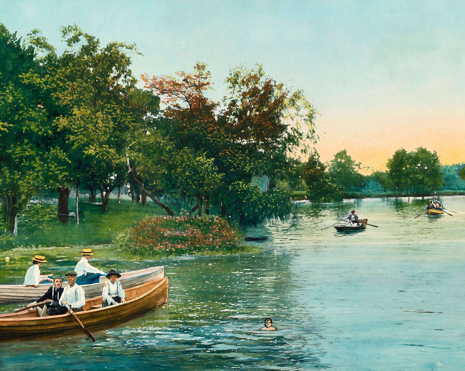 View on Exall Lake