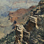 View East of Bright Angel Hotel Grand Canyon in 1907 Art Print (7 Sizes)