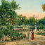 View in City Park Fort Worth in 1906 Art Print (7 Sizes) - Acid Free