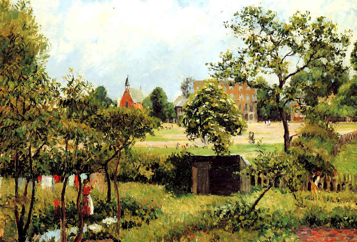 View Across Stamford Brook Common Art Print 1897 by Camille Pissarro (6 Sizes)