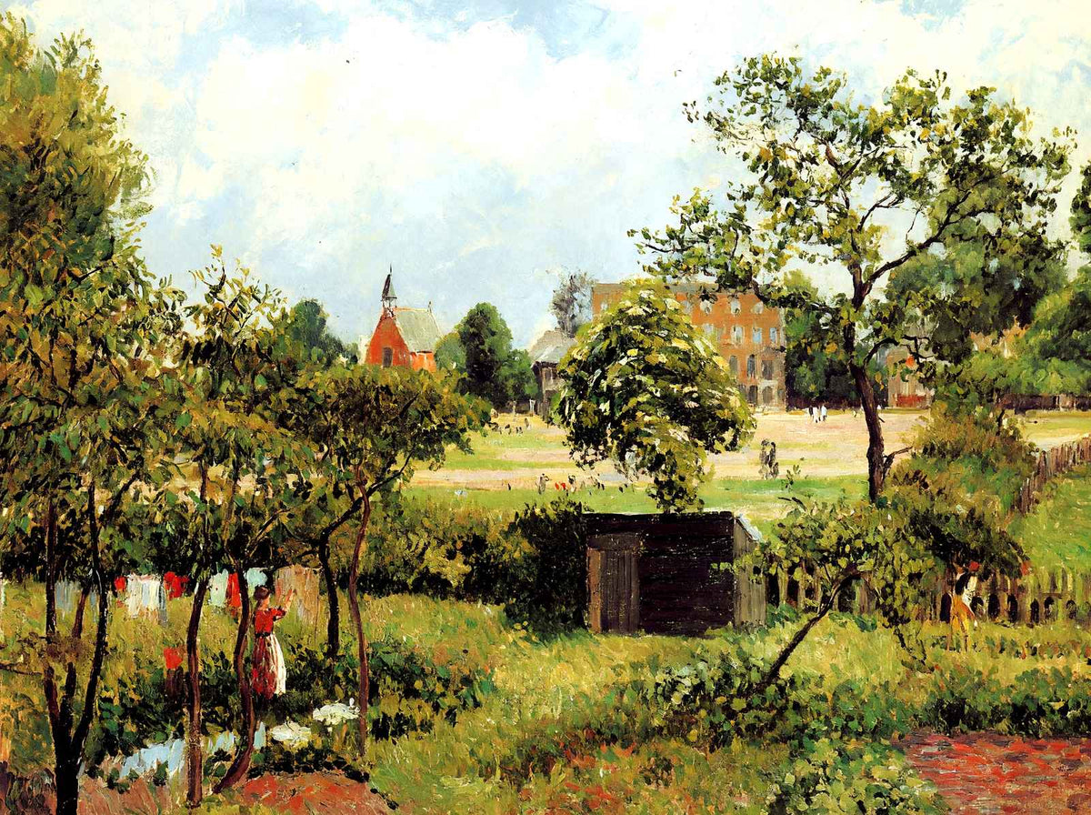 View Across Stamford Brook Common Art Print 1897 by Camille Pissarro (6 Sizes)