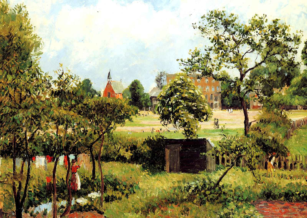 View Across Stamford Brook Common Art Print 1897 by Camille Pissarro (6 Sizes)