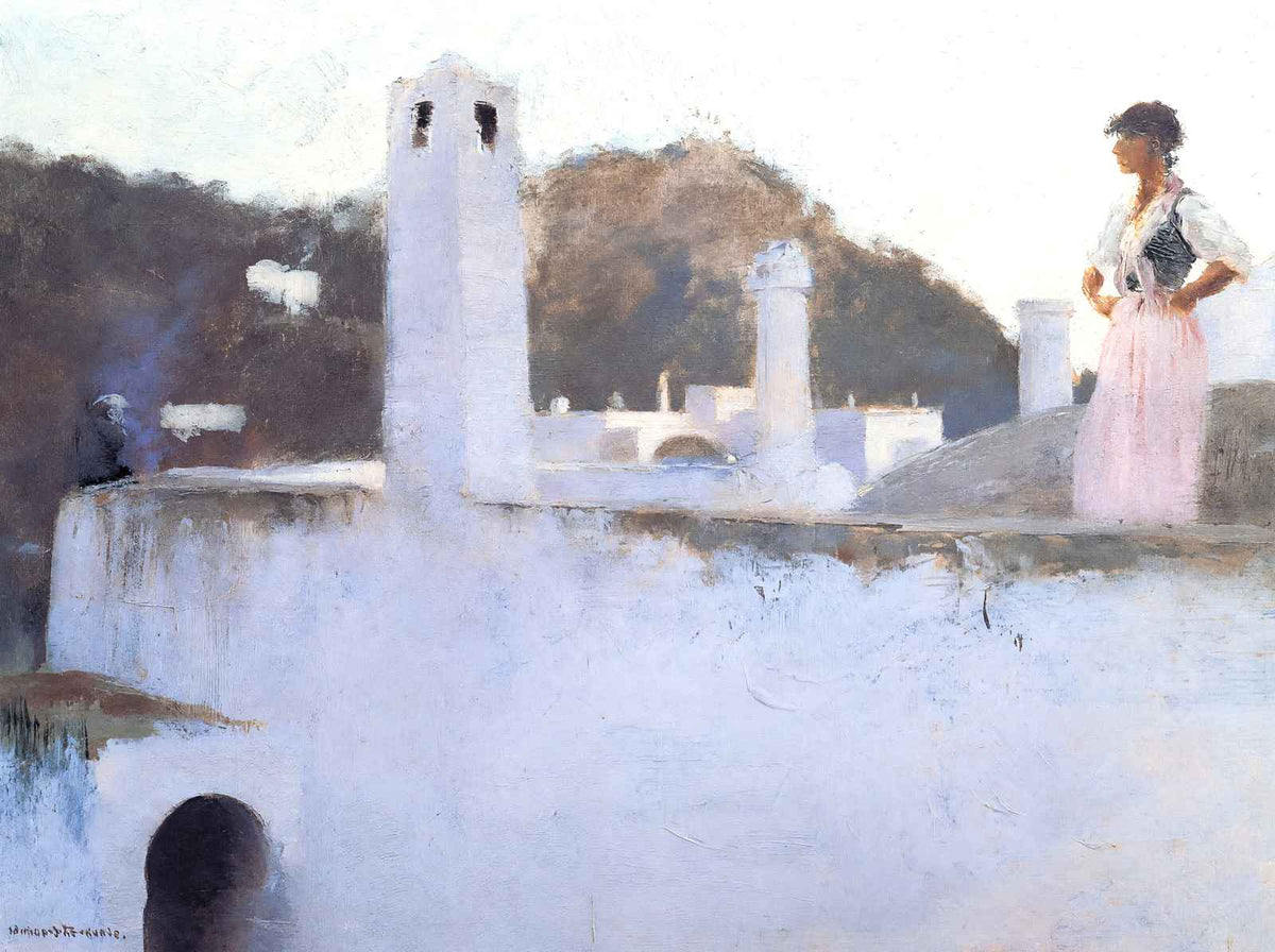 View of Capri Art Print 1878 Painting by John Singer Sargent (6 Sizes)