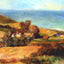 View of the Normandy Coast Near Wargemont 1880 by Renoir Art Print (6 Sizes)