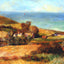 View of the Normandy Coast Near Wargemont 1880 by Renoir Art Print (6 Sizes)