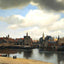 View of Delft 1661 Painting by Johannes Vermeer Art Print (6 Sizes) - Restored