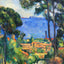 View of L'Estaque and Chateaux D'If Art Print 1885 by Paul Cezanne (6 Sizes)