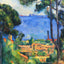 View of L'Estaque and Chateaux D'If Art Print 1885 by Paul Cezanne (6 Sizes)