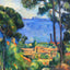 View of L'Estaque and Chateaux D'If Art Print 1885 by Paul Cezanne (6 Sizes)