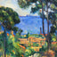 View of L'Estaque and Chateaux D'If art print by Paul Cezanne (1885)
