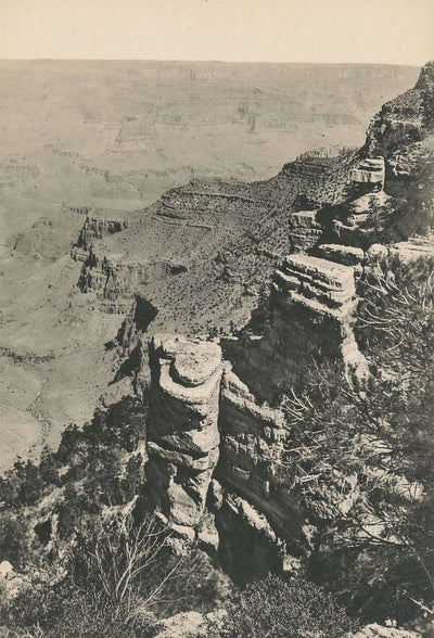 View East of Bright Angel Hotel