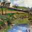 View of a Farm in Osny Art Print 1883 Painting by Camille Pissarro (6 Sizes)