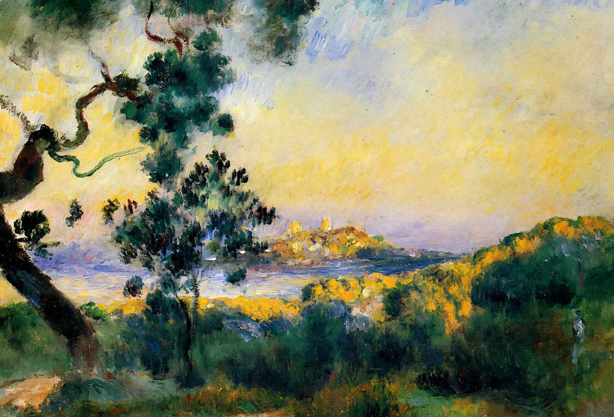 View of Antibes Fine Art Print 1893 Painting by Pierre-Auguste Renoir (6 Sizes)