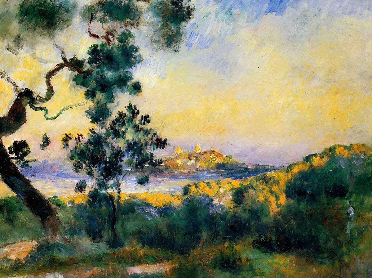 View of Antibes Fine Art Print 1893 Painting by Pierre-Auguste Renoir (6 Sizes)