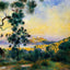 View of Antibes fine art print by Pierre-Auguste Renoir (1893)