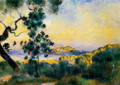 View of Antibes Fine Art Print 1893 Painting by Pierre-Auguste Renoir (6 Sizes)