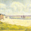 View of Crotoy, the Valley 1889 Painting by Georges Seurat Art Print (6 Sizes)