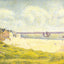 View of Crotoy, the Valley 1889 Painting by Georges Seurat Art Print (6 Sizes)
