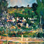 View of Auvers Fine Art Print 1873 Painting by Paul Cezanne (6 Sizes)