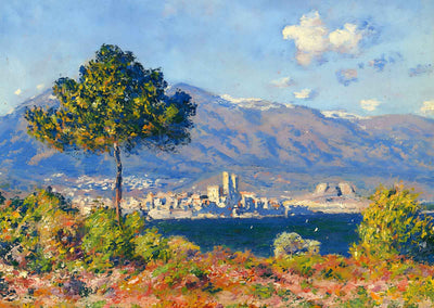 View of Antibes from the Plateau Notre-Dame 1888 by Monet Art Print (6 Sizes)