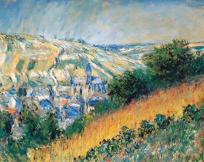 View over Vetheuil (1881) painting by Claude Monet (1881)