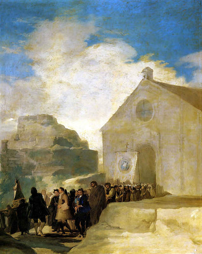 Village Procession art print by Francisco Goya (1787)