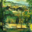Village Behind Trees 1879 Painting by Paul Cezanne Art Print (6 Sizes)