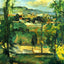 Village Behind Trees art print by Paul Cezanne (1879)