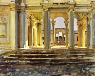 Villa Papa Giulla art print by John Singer Sargent (1902)