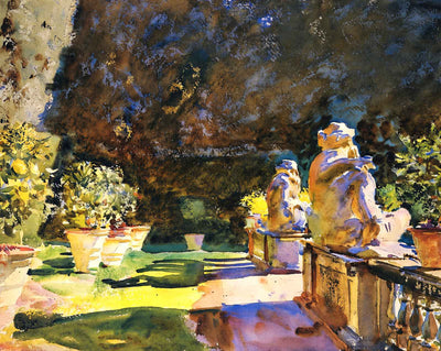 Villa Di Marlia Lucca art print by John Singer Sargent (1910)