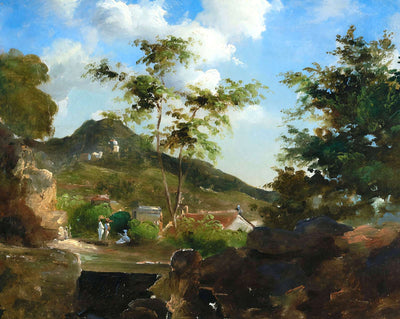 Village at the Foot of a Hill in Saint Thomas