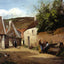 Village Corner Art Print 1863 Painting by Camille Pissarro (6 Sizes)