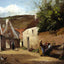 Village Corner Art Print 1863 Painting by Camille Pissarro (6 Sizes)
