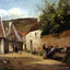 Village Corner Art Print 1863 Painting by Camille Pissarro (6 Sizes)