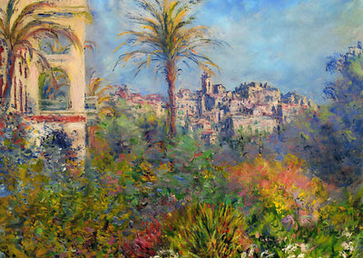 Villas at Bordighera 1884 Painting by Claude Monet Fine Art Print (6 Sizes)