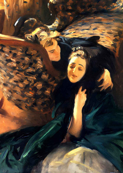 Violet Sargent and Flora Priestley 1889 by Sargent Art Print (6 Sizes)