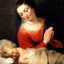 Virgin in Adoration Before the Christ Art Print Child by Rubens (6 Sizes)